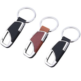 Llavero con anillo para llaves, Llavero Elegante para automóvil, paquete de 3 llaveros para automóvil, Llavero de Acero Inoxidable con anillo, llavero para auto, Regalos para Mujer y Hombre.