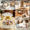 8 Pack Small Woven Baskets, 12"x 8"x 5" Empty Gift
