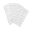 BESPORTBLE 35pcs Golf Score Tracker White Coated Paper Scoreboard for