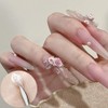 4PCS Professional Nail Art Sculpting Tools, Stainless Steel Dual-Head 3D