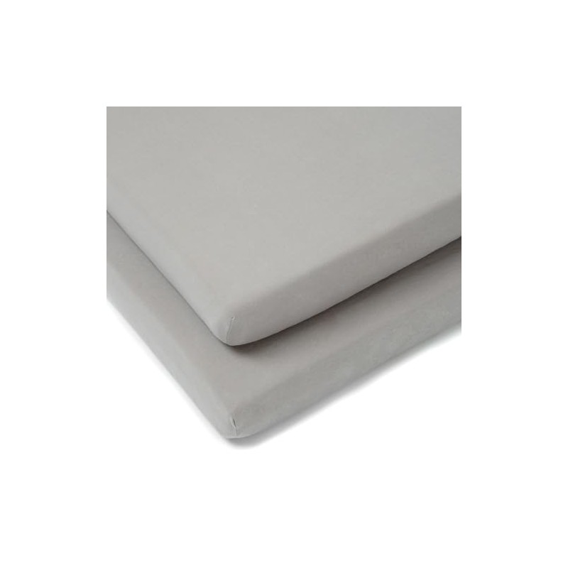 Clair de Lune 2 Pack Fitted Jersey Cotton Pram/Crib Sheets