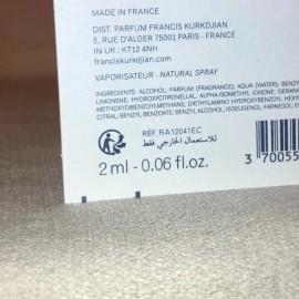 Maison Francis Kurkdjian APOM Eau de Parfum Sample Spray .06oz 2mL *2024 Release