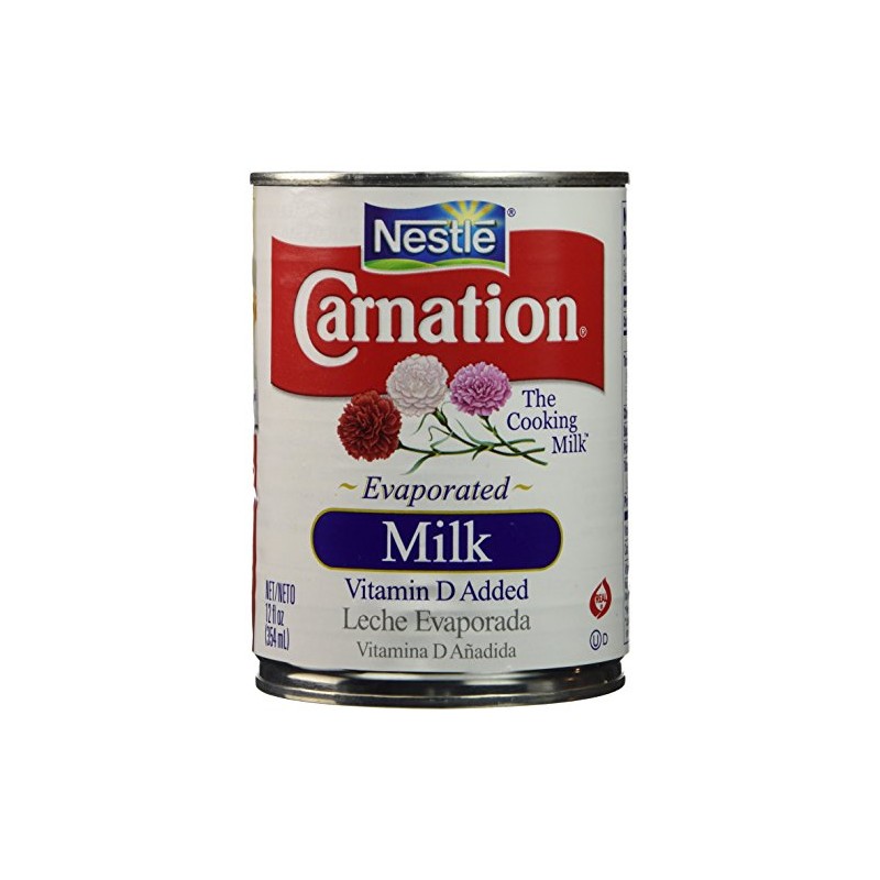 Carnation Evaporated Milk, 12 Fl Oz (Pack of 12)