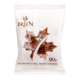 Brien Maple Candy | Hard Candy Maple Drops | Vegan, Gluten Free Contains No Milk | Made With Grade A Pure Maple Syrup - 3.17 Ounces (1)