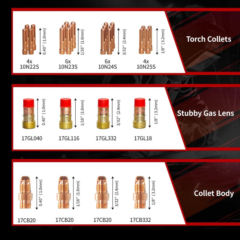 American Standard 71 Pcs TIG Welding Accessories Kit, TIG Welding
