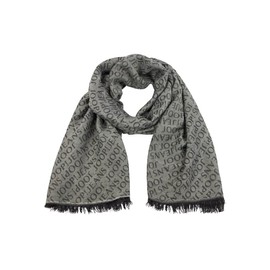 Joop! Morris Men's Scarf One Size Logo Print Blue Grey Green Brown Size: One Size, Colour: Dark Green 309, dark green