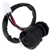 GLENPARTS Ignition Key Switch for Yamaha YFZ450 2004 2005 2006
