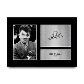 HWC Trading A4 Rik Mayall The Young Ones Rick Gifts Printed Signed Autograph Picture for TV Show Fans - A4