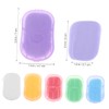 SUPVOX Travel Minis Soap Sheets Paper Soap Sheets for Travel