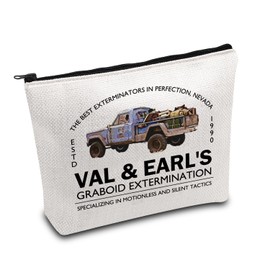 KUIYAI 90s Movie Inspired Gift, 90s Nostalgia Cosmetic Bag, Travel Makeup Bag for Women, Horror Movie Gift (val&earlsUK)