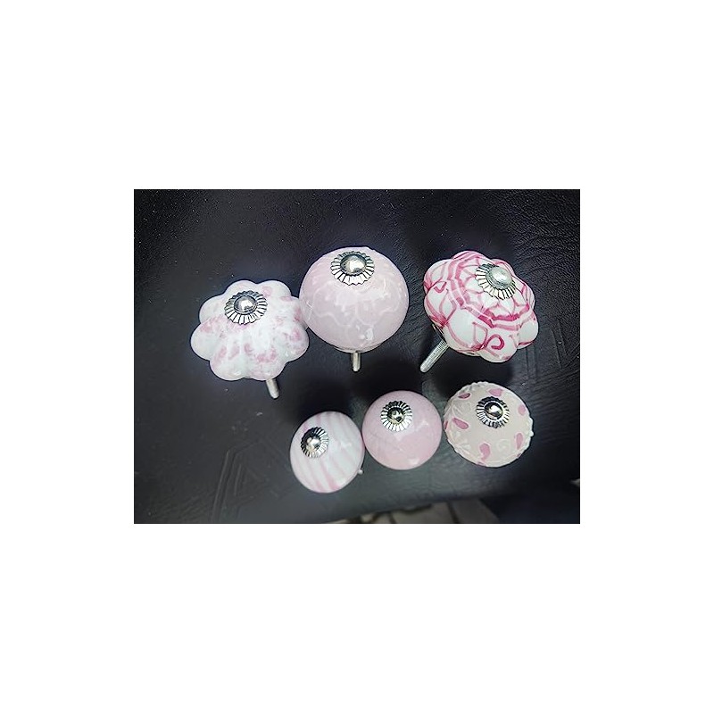 ATCUSA Premium Pink Knobs for Cabinets Drawers - Choose ur