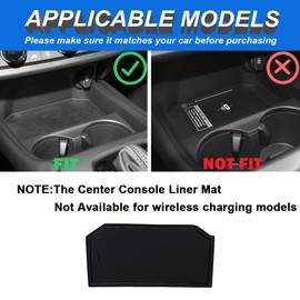 YUJIANQ Cup Holder Inserts for Honda HRV 2023 2024 Accessories Non-Slip Door Pocket Mats Center Console Liners 14PCS/Set (Black)