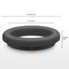 Open Bottom Espresso Knock-Box Chute - Thickened Silicone Circle Knock