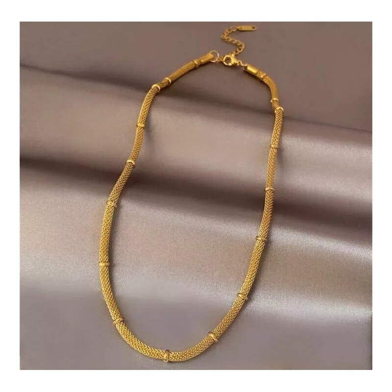 ZARD Mesh Chain Station Necklace