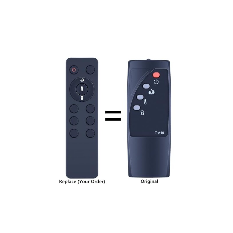 PZL New Replacement Remote Control for Twin Star Electric Fireplace