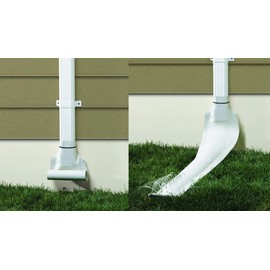Frost King Automatic Drain Downspout 46 " White
