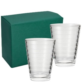 iittala aW1008551 Aino Aalto Pair Glasses, High Ball Glasses, 10.1 fl oz (300 ml), Clear, Tableware, Christmas Present, Wedding, Birthday, Gift, Housewarming Celebration