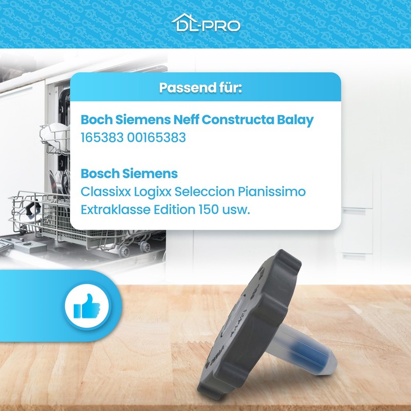 DL-pro Salt Container Lid Suitable for Siemens Bosch Neff 165383