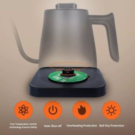 Boscare Electric Gooseneck Kettle 0.6 Liters / 600 ml Stainless Steel 1200 Watts