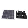 Solar Panel Fan Kit Monocrystalline Silicon Solar Panel Weatherproof 4