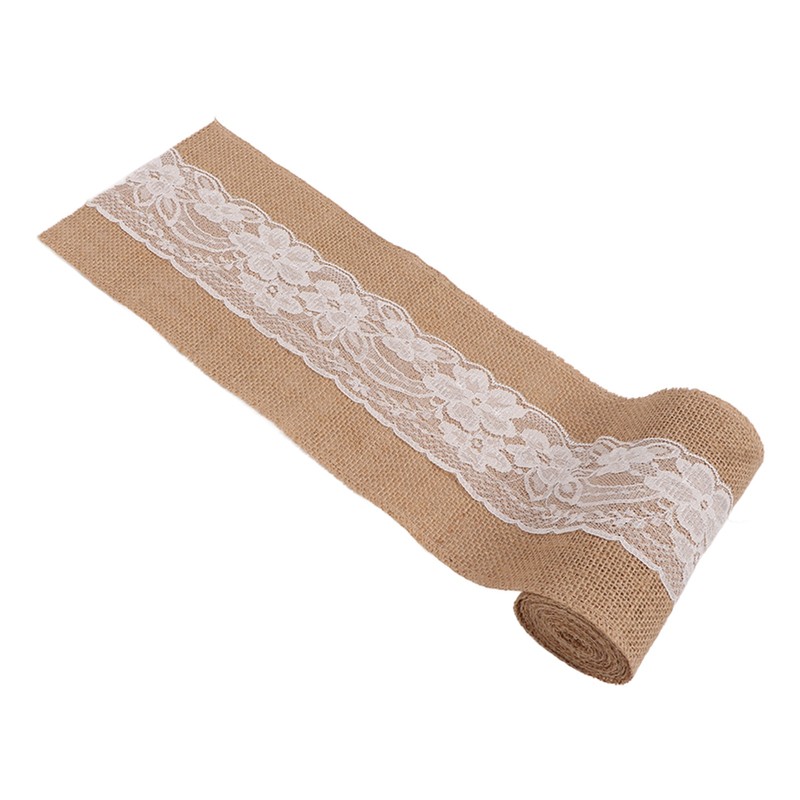 3 Rolls Jute Lace Ribbon Simple Elegant Jute Lace Ribbon