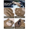GSG Men Leather Gloves Camel Driving Cycling Touchscreen Motorcycle Unlined
