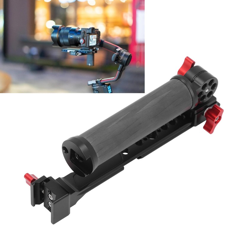 Camera Top Handle Multifunctional Folding Dual Use Adjustable Angle Top