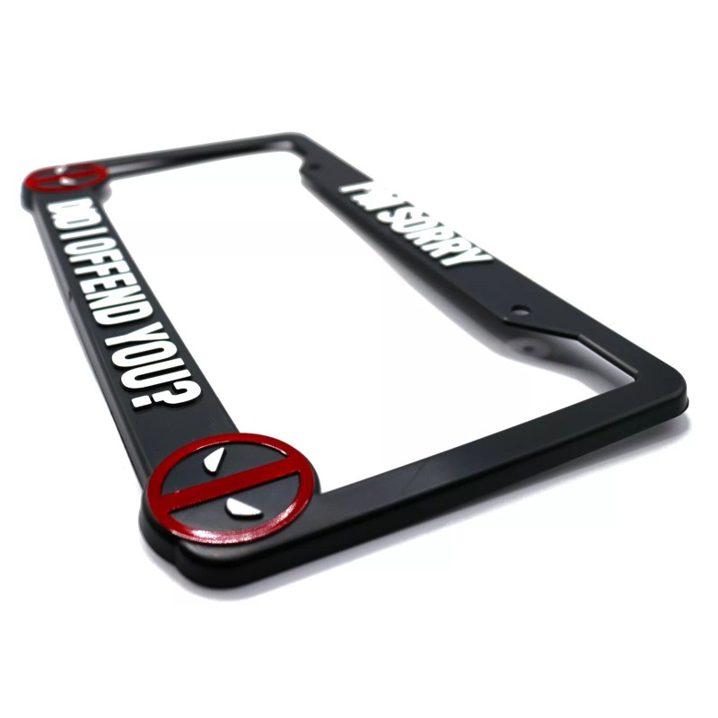 LP Frameworks Deadpool "Did I Offend You?" 3D Raised License