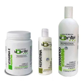 Labonté Vitamina E 1kg +  Keratina 240ml + Shampoo Vitamina 1lt