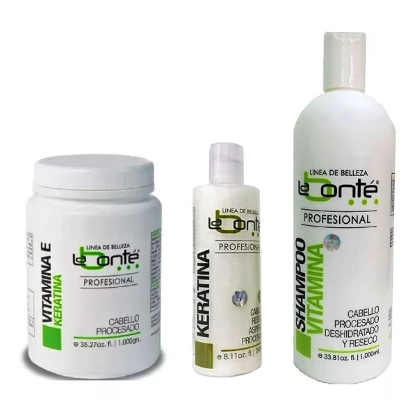 Labonté Vitamina E 1kg + Keratina 240ml + Shampoo Vitamina