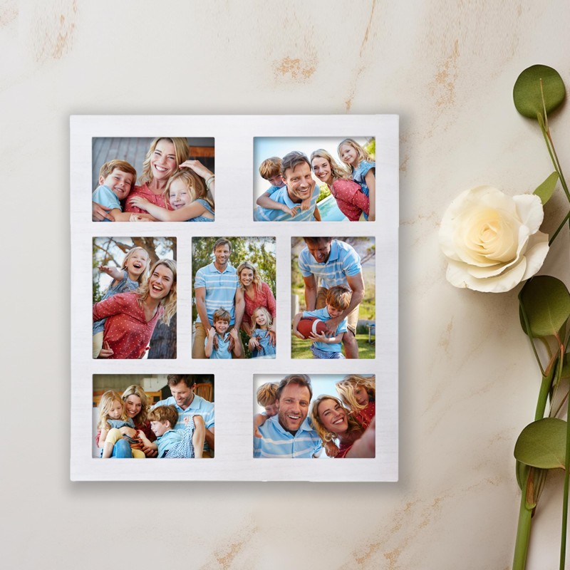 Picture Frame Collage 5x7 Photos Display - 7 Openings Photo