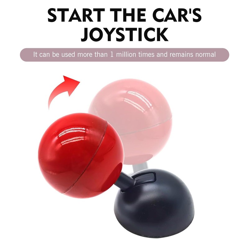 yorpyep Push Start Button Cover, Cool Joystick Pull Down Engine