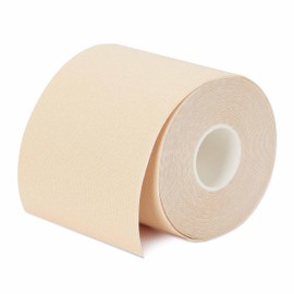 Hollywood Fashion Secrets Body Contour Tape, Light, Skin-Safe Breast Lift & Shaping, Adhesive Cloth Strips, 197" Long Roll