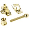 Merriway BH01890 Sash Window Fastener EB, Brass