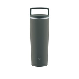 Zojirushi SX-JA40-HM Water Bottle Tumbler, Carrying Tumbler, Seamless, Handle Type, With Lid, 1.1 fl oz (0.4 L), Forest Gray