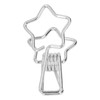 100Pcs Star Binder Clips Hollow Out Cartoon Style Strong Clamping