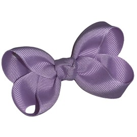 Solid Lavender Boutique Hair Bow 3" MADE IN USA