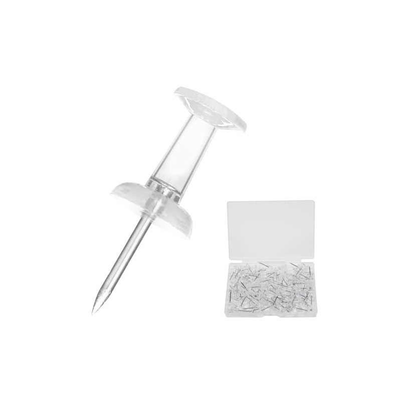 100 Push Pins Dharma Type Push Pins for Maps, Photos,