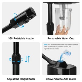 Professional Facial Steamer, Face Steamer with Hot Mist, Esthetician Facial Steamer Salon Spa Beauty Skin Care Equipment