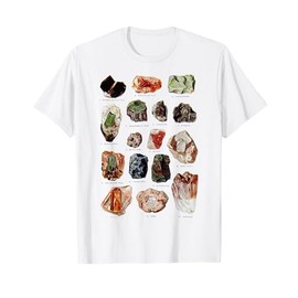 Minerals Gems and Crystals Rock Collecting T-Shirt