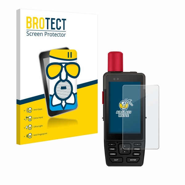 brotect Anti-Glare Glass Screen Protector Matte compatible with Garmin GPSMAP