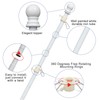 Barcetine Flag Pole Kit - Includes 5ft Heavy Duty Tangle