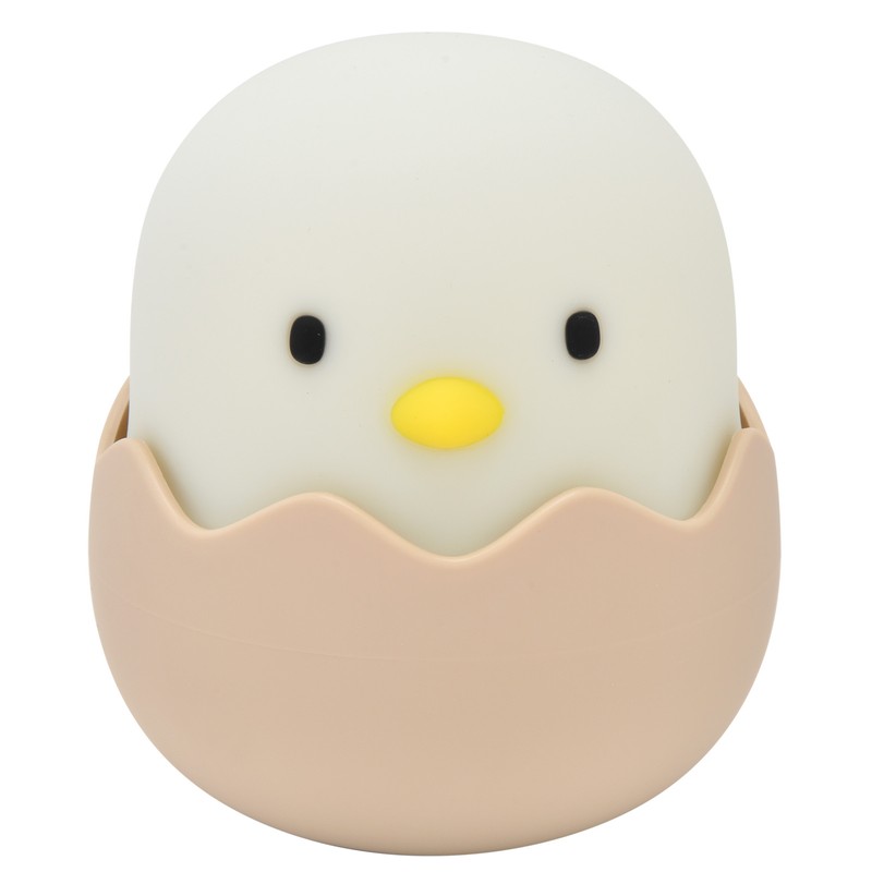 Night Light Eggshell Chicken 3 Dimensional Cute Silicone Household Bedside