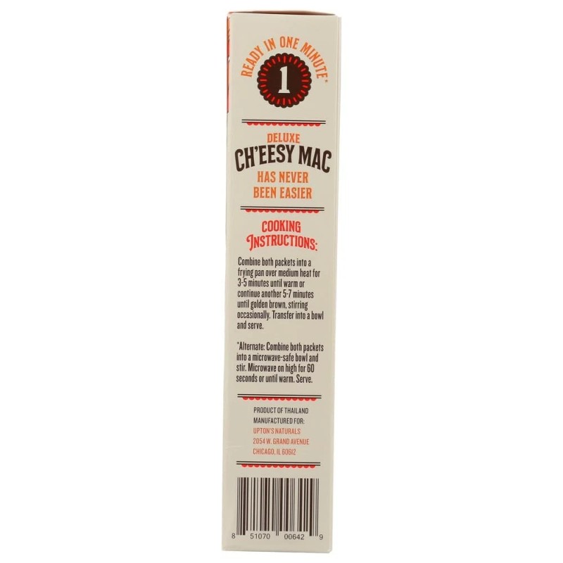 Uptons naturals Upton's Naturals Cheesy Macaroni 10.05 oz (Pack of