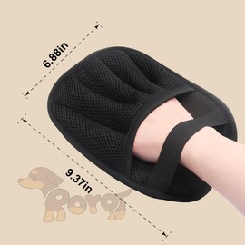 Rorodog Pet Hair Remover Brushing Gloves （Upgraded）– Remove Dog/Cat Hair from Clothing, Furniture, Car Seats, Bedding– Reusable Lint Hair Remover for Home, Car Interiors & Pet Owners （ 2-Pack）