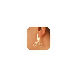 Trendy 2025 Vintage Earrings for Women Unique Scissor Shape Funny Design Lightweight Statement Jewelry Gifts for Parties
