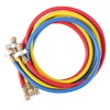 3Pcs Refrigerant Charging Hose 0.9m High Pressure 1/4in AC Charging