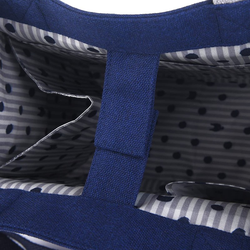 KUSUGURU Tote Bag, 2-Way Shoulder Bag, navy