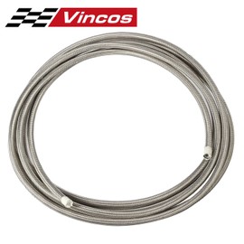 20 Ft 6AN AN6 (5/16") Universal Braided Stainless Steel PTFE TEFLON Oil Fuel Gas Line Hose