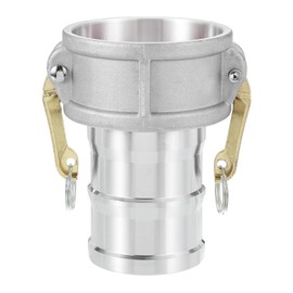 PATIKIL 1 Pack 3" Aluminum Cam Lock Fittings - Male Adapter x Female NPT Thread, Quick Disconnect Coupling Cam Lock Hose Fitting, Corrosion Resistant (Part C Cam Groove Type)